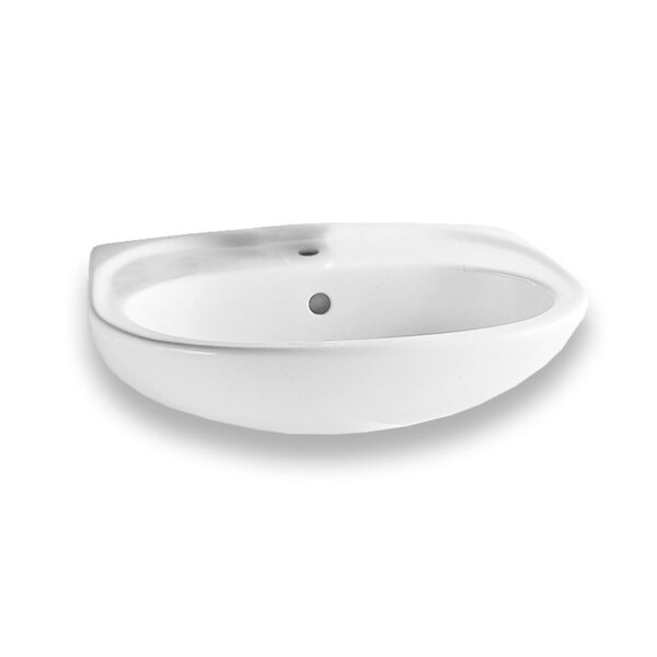 Standard Waschtisch 60 x 44 cm, weiß mit Hygiene-Glasur