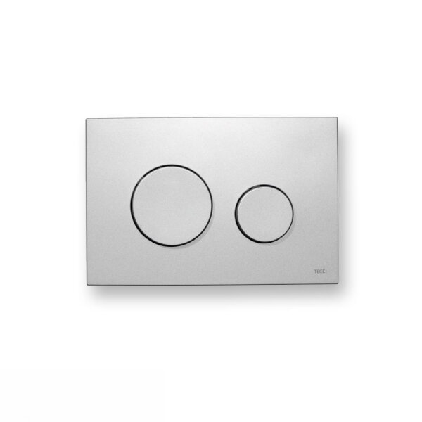 TECE loop WC-Betätigungsplatte, 2-Mengentechnik, Kunststoff chrom matt