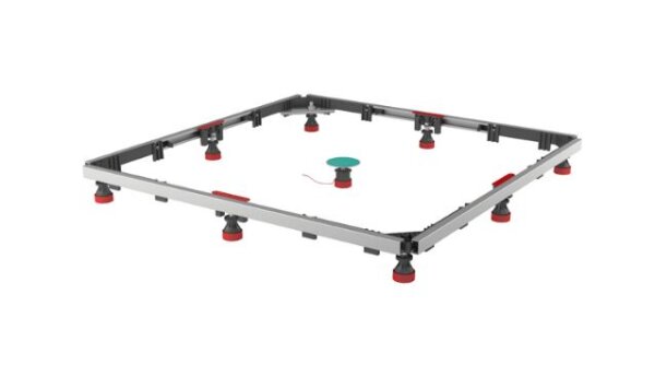 Mepa Montagerahmen SF für Rechteck-Duschwannen 70x70 bis 120x120cm