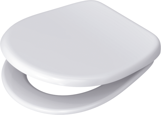 Pagette VIP WC-Sitz mit Edelstahl-Exzenterscharnier, weiß