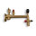 Gef&auml;&szlig;anschlussgruppe aus Messing, 3/4&quot; x 3 bar, mit Kappenventil