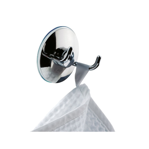 Decor Walther Haken oder Halter für Glaswischer mit Saugnapf, chrom